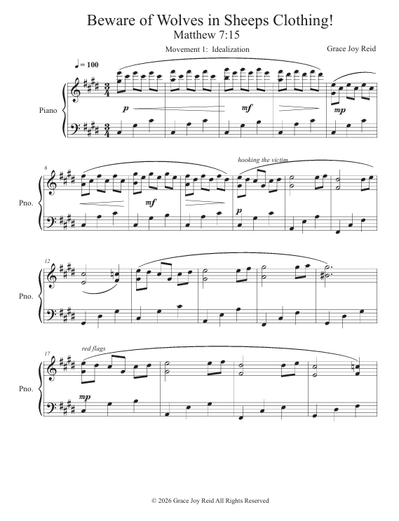 PDF of "Beware of Wolves in Sheep's Clothing" - 4 Movements