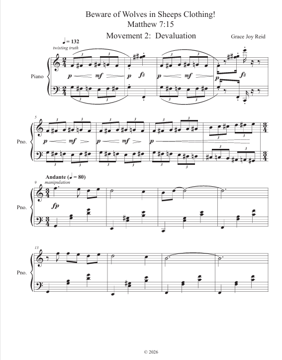 PDF of "Beware of Wolves in Sheep's Clothing" - 4 Movements
